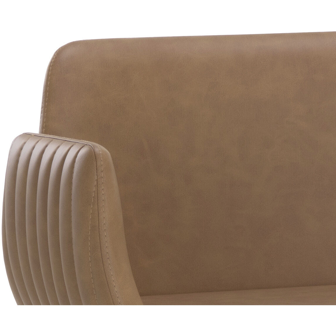 Lucano 40 inch Milliken Cognac Barstool